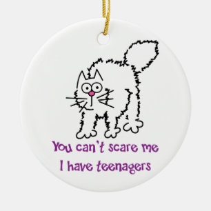 Ornamento De Cerâmica Você não pode me assustar