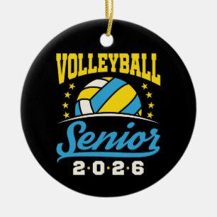 Ornamento De Cerâmica Volei Sênior 2026