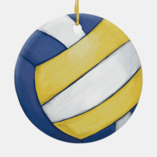 Ornamento De Cerâmica Voleibol