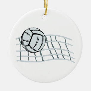 Ornamento De Cerâmica Voleibol