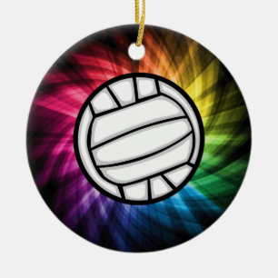 Ornamento De Cerâmica Voleibol; Espectro