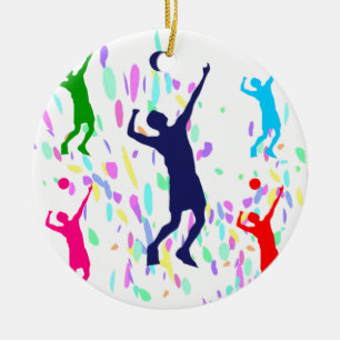 ORNAMENTO DE CERÂMICA VOLLEYBALL