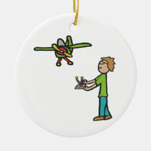 Ornamento De Cerâmica Voo de avião modelo RC