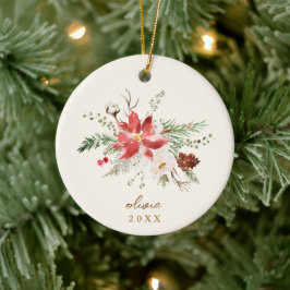 Ornamento De Cerâmica Vovós, Natal, Presente Vintage Foto