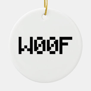Ornamento De Cerâmica W00F [Sons animais de Leettalk]