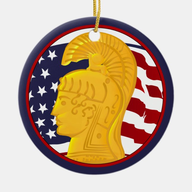 ORNAMENTO DE CERÂMICA WAC (Frente)