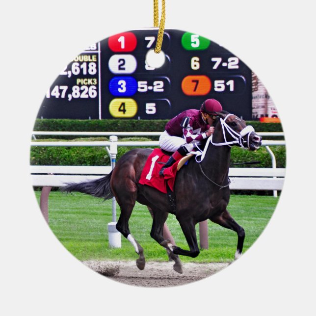 Ornamento De Cerâmica Waco com Jose Ortiz (Frente)