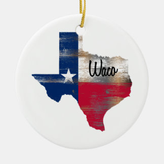 Ornamento De Cerâmica Waco Texas
