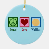 Waffles do Peace Love