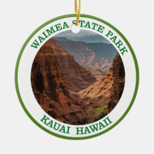 Ornamento De Cerâmica Waimea Canyon State Park, Havaí