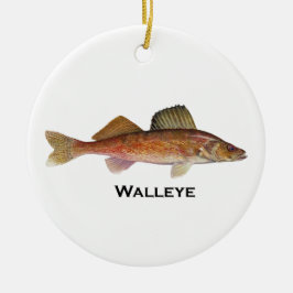Ornamento De Cerâmica Walleye