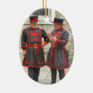 Ornamento De Cerâmica Warders do Yeoman, ou beefeaters no dever