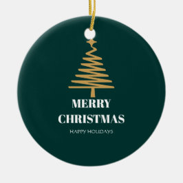 Ornamento De Cerâmica Warm Wishes Tree Decor