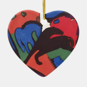 Ornamento De Cerâmica Wassily Kandinsky Franz Marc Blue Rider Painting