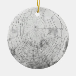 Ornamento De Cerâmica Web de aranha