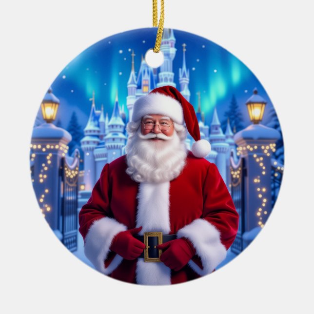 Ornamento De Cerâmica „Weihnachtliche Harmonie“ (Frente)