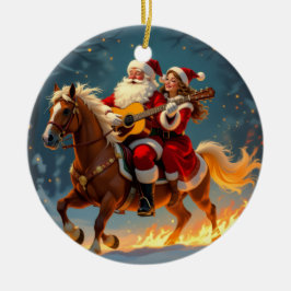 Ornamento De Cerâmica „Weihnachtliche Harmonie“