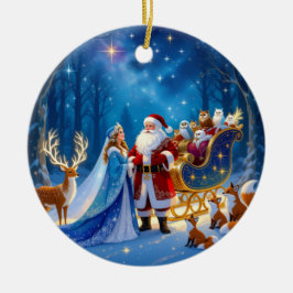 Ornamento De Cerâmica „Weihnachtliche Harmonie“