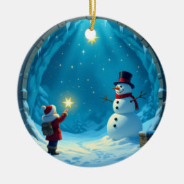 Ornamento De Cerâmica „Weihnachtliche Harmonie“46