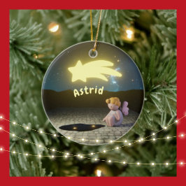 Ornamento De Cerâmica Weihnachtsengel