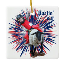 Western Rodeo Cowboy Cowboy Mutton Busting