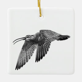 Ornamento De Cerâmica Whimbrel