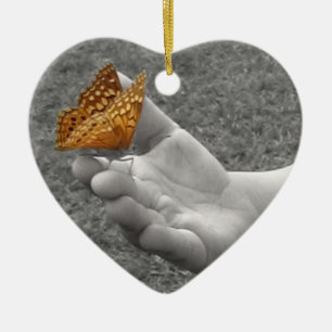 Ornamento De Cerâmica Whisperer da Borboleta