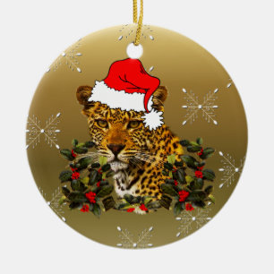 Ornamento De Cerâmica Wildcat do Natal