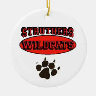 Ornamento De Cerâmica Wildcats de Struthers