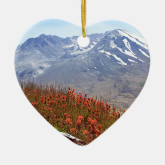 Ornamento De Cerâmica Wildflowers de Mount Saint Helens