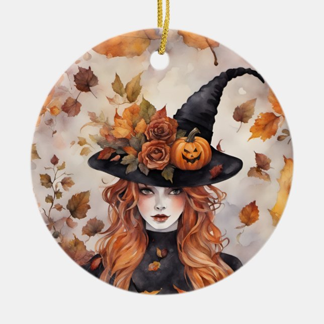 Ornamento De Cerâmica Willa The Witch (Frente)