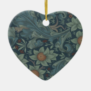 Ornamento De Cerâmica William Morris Orchard Pattern Art
