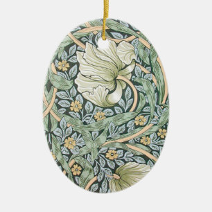 Ornamento De Cerâmica William Morris Pimpernel Floral Wallpaper