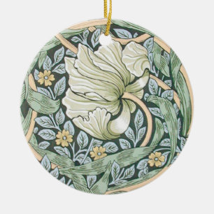 Ornamento De Cerâmica William Morris Pimpernel Floral Wallpaper