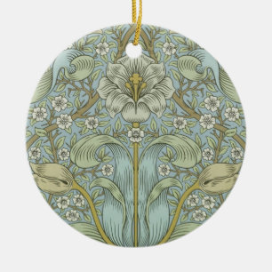 Ornamento De Cerâmica William Morris Primavera Thicket Classic Pattern