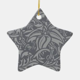 Ornamento De Cerâmica William Morris Thistle Floral Wallpaper Flor Art