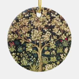 Ornamento De Cerâmica William Morris Tree Of Life Vintage Pre-Raphaelite