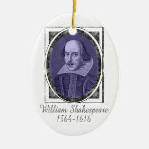 Ornamento De Cerâmica William Shakespeare