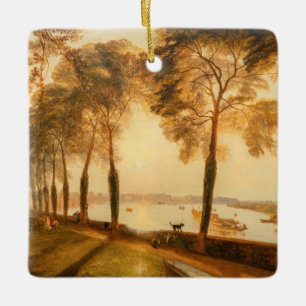 Ornamento De Cerâmica William Turner - Terrace Mortlake