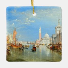 Ornamento De Cerâmica William Turner - Veneza, Dogana & San Giorgio