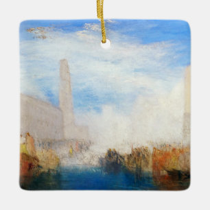 Ornamento De Cerâmica William Turner - Veneza, Piazzetta