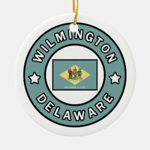 Ornamento De Cerâmica Wilmington Delaware