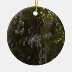 Ornamento De Cerâmica Wisterias in Bloom - Composição Floral