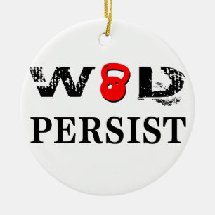Ornamento De Cerâmica WOD persistem