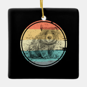 Ornamento De Cerâmica Wombat da Austrália
