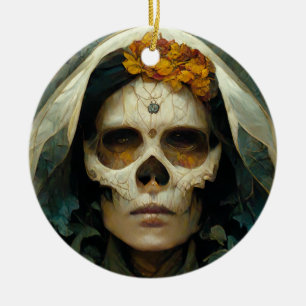 Ornamento De Cerâmica Wood Witch 2 Fantasy