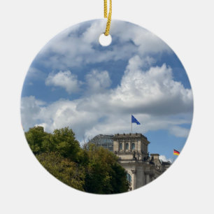 Ornamento De Cerâmica World2Celebrate: Berlim Verde