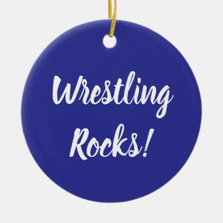 Ornamento De Cerâmica Wrestling Rocks Ornament