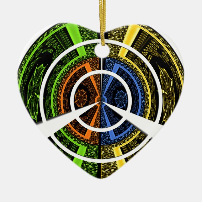 ORNAMENTO DE CERÂMICA X (Frente)