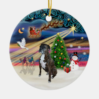 Ornamento De Cerâmica Xams Magic - Boxer (listrado 2)